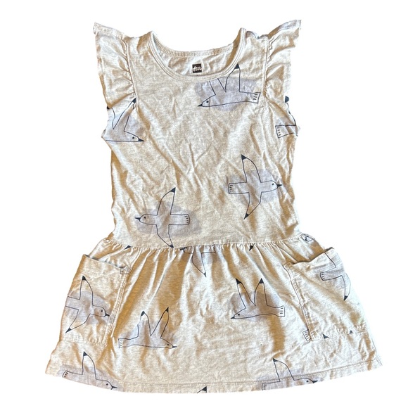 Tea Collection Flutter Sleeve Pocket Dress - Picture 1 of 9